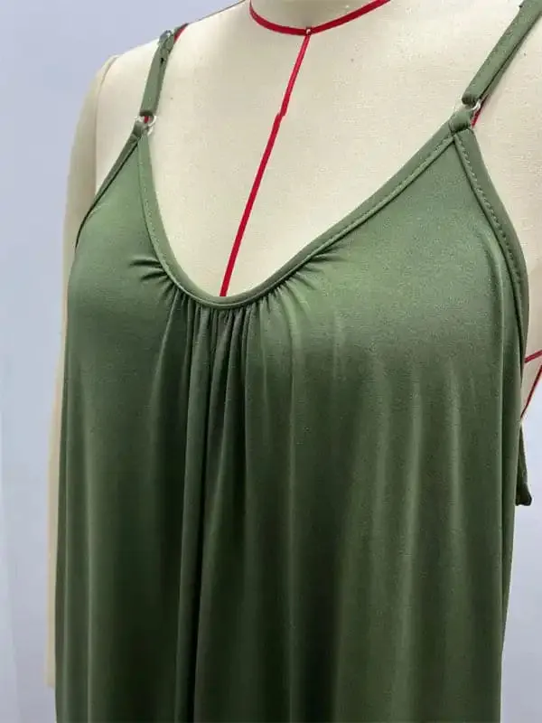 Women’s Solid Color Hot Short Jumpsuit