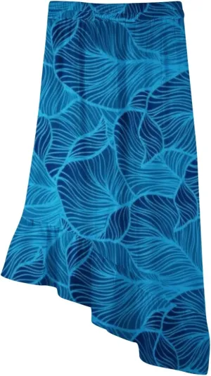 Womens Summer Midi Skirts Elastic Waist Casual Dress for Women A-Line Floral Skirts Elegant Comfy Dress