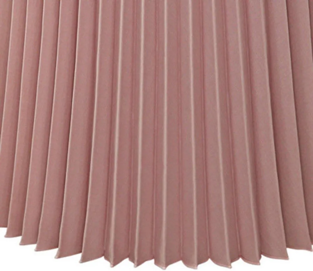 Womens Summer Skirt Elegant Solid Midi Skirt Waist Elastic Pleated Womens Maxi Skirt White Long Skirt