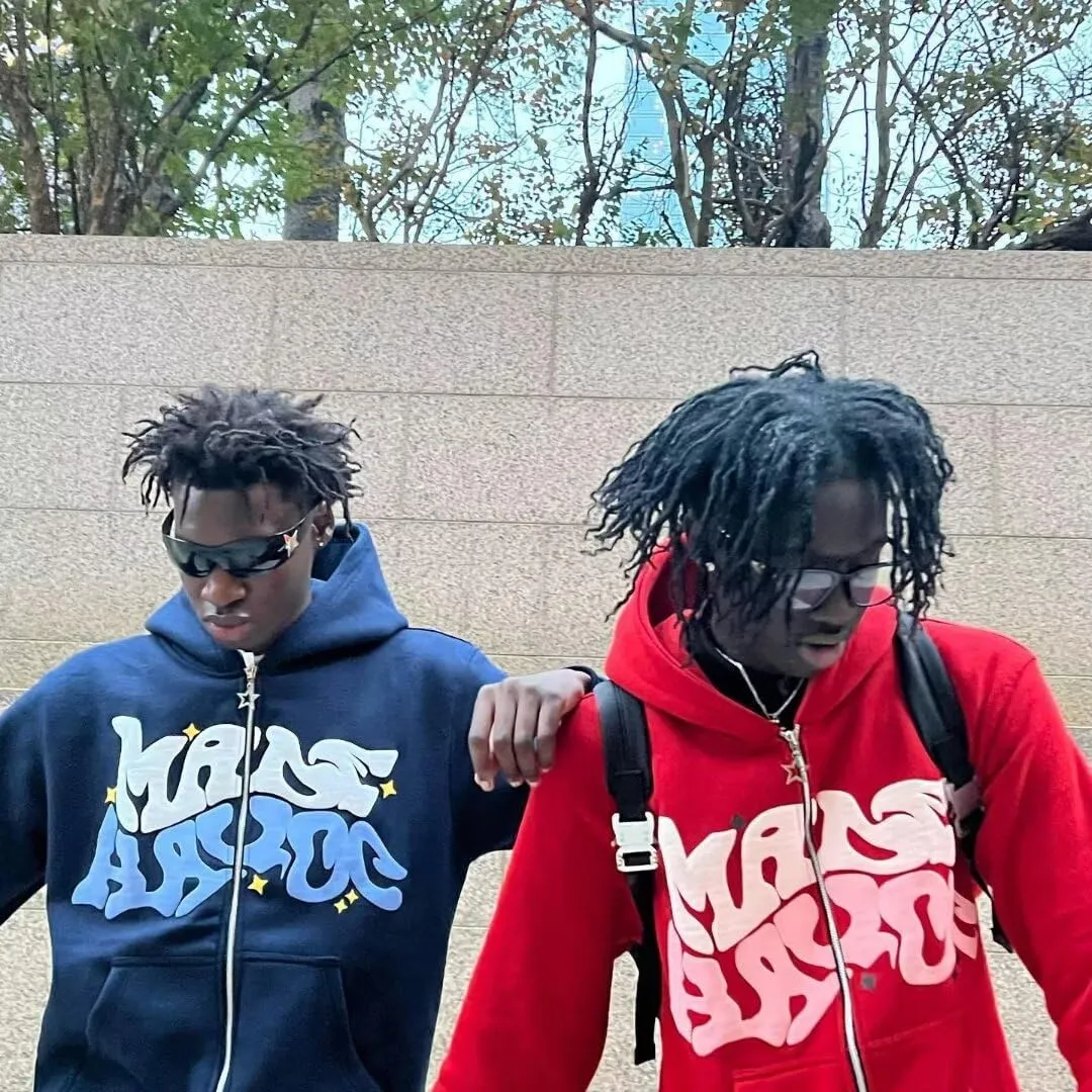 Y2K Zip Up Hoodies Puff Print Grunge Graphic Jackets Hip Hop Streetwear Sweatshirts Unisex
