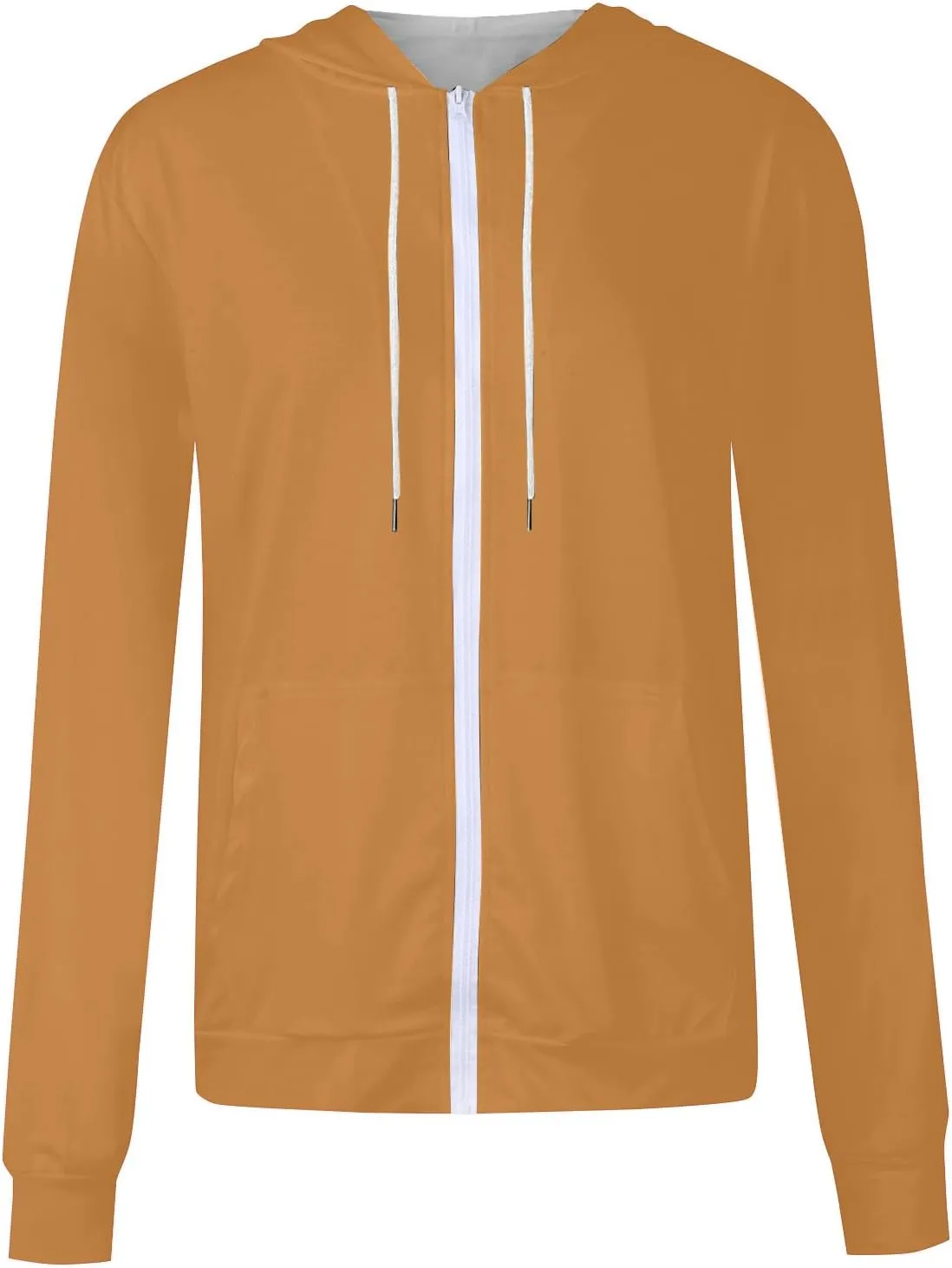 Yesunpxs Womens Zip Up Hoodies Trendy Oversized Casual Long Sleeve Drawstring Hooded Sweatshirts Y2k Drawstring Jacket Coats
